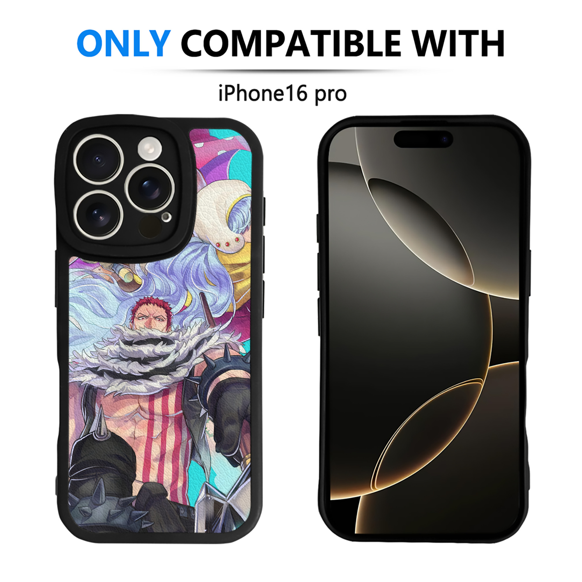 （画像用） ワンピース ONE PIECE 【iPhone 16シリーズ対応】シリコンスマホケース（レザー調） 材質：シリコン